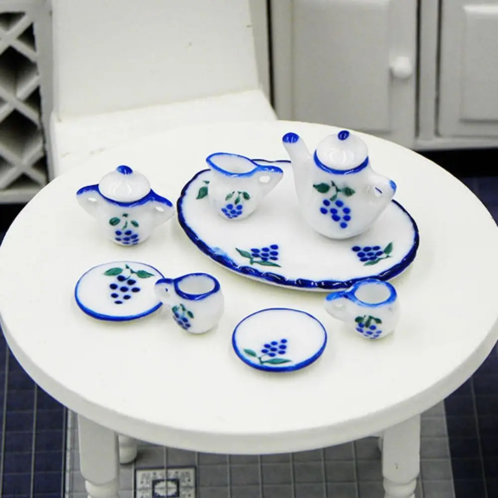 New Mini Doll House Accessories Ceramic 10 Styles Pocket Tea Set China Tea Cup for1/6 BJD Doll/for 11.5