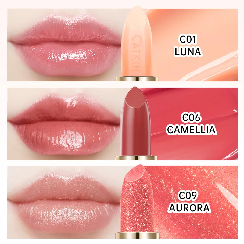 

CATKIN Moonlight Lip Balm 3PCS SET Glossier with Nutritious Formulation for Instant Shine, Colour Changing Lip Balm