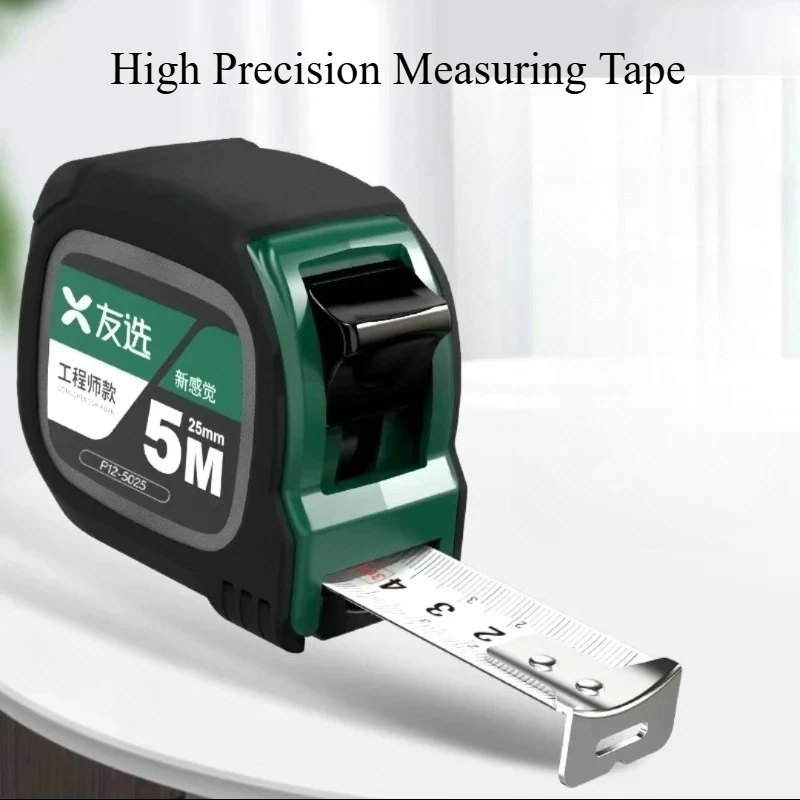 5M Tape Measure 3 Meter Box Ruler Wear‑resistant Shock‑proof High Precision MeasuringTape Stable Durable Construction Site Meter