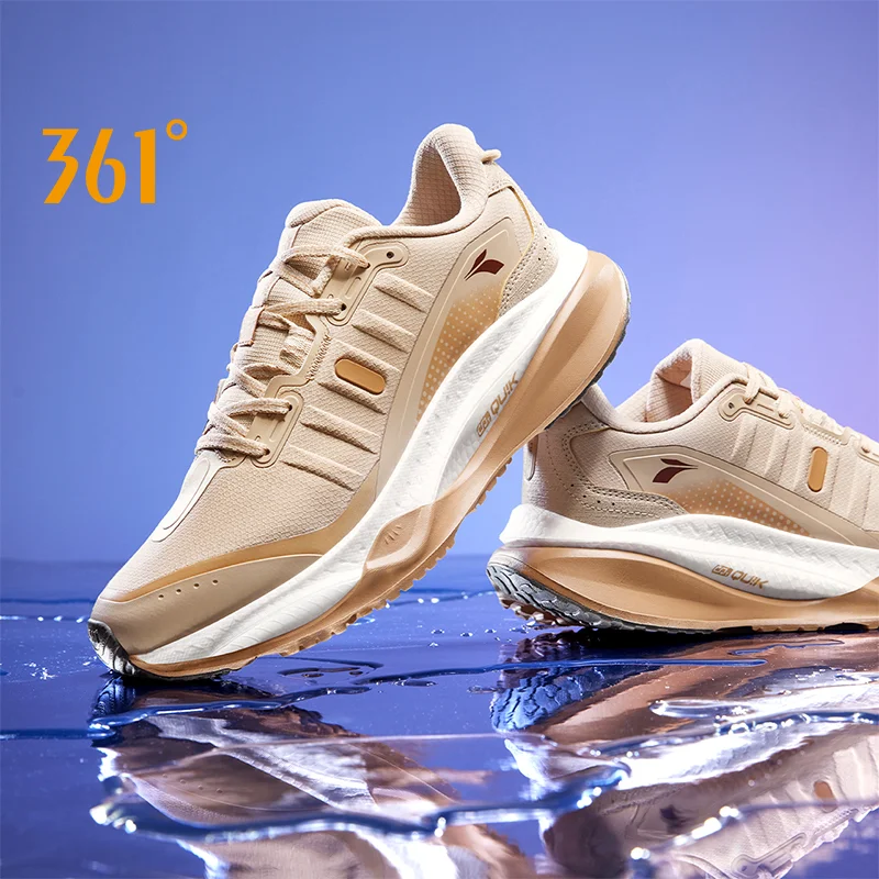 

361 Degrees Fierce 4 Rainblock Men Running Shoes Wear-resistant Rebound Anti Splash Rainproof Technology Male Sneakers 672432215