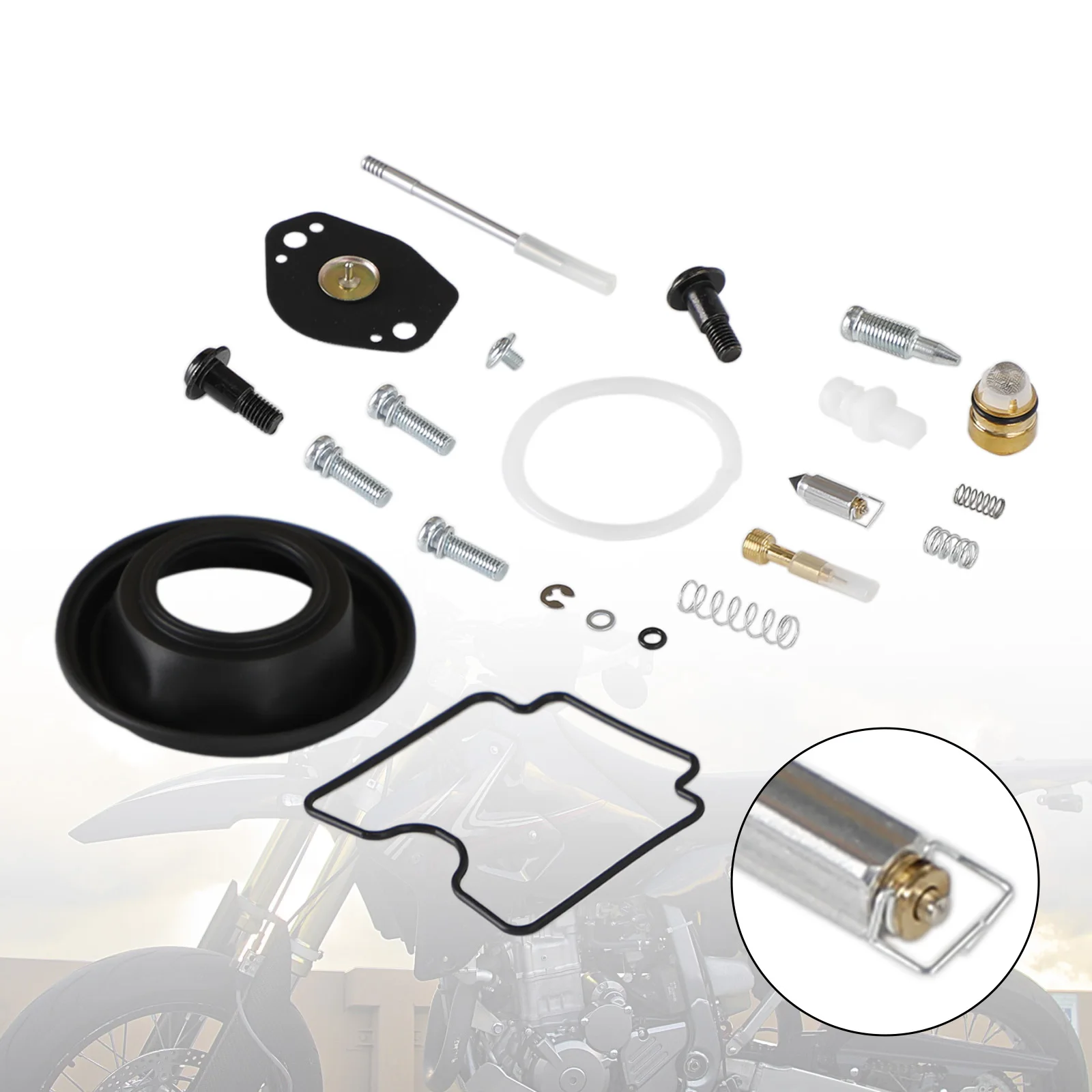 Artudatech Carburetor Rebuild Repair Kit fit for Suzuki DRZ400 DRZ400E DRZ400S DRZ400SM