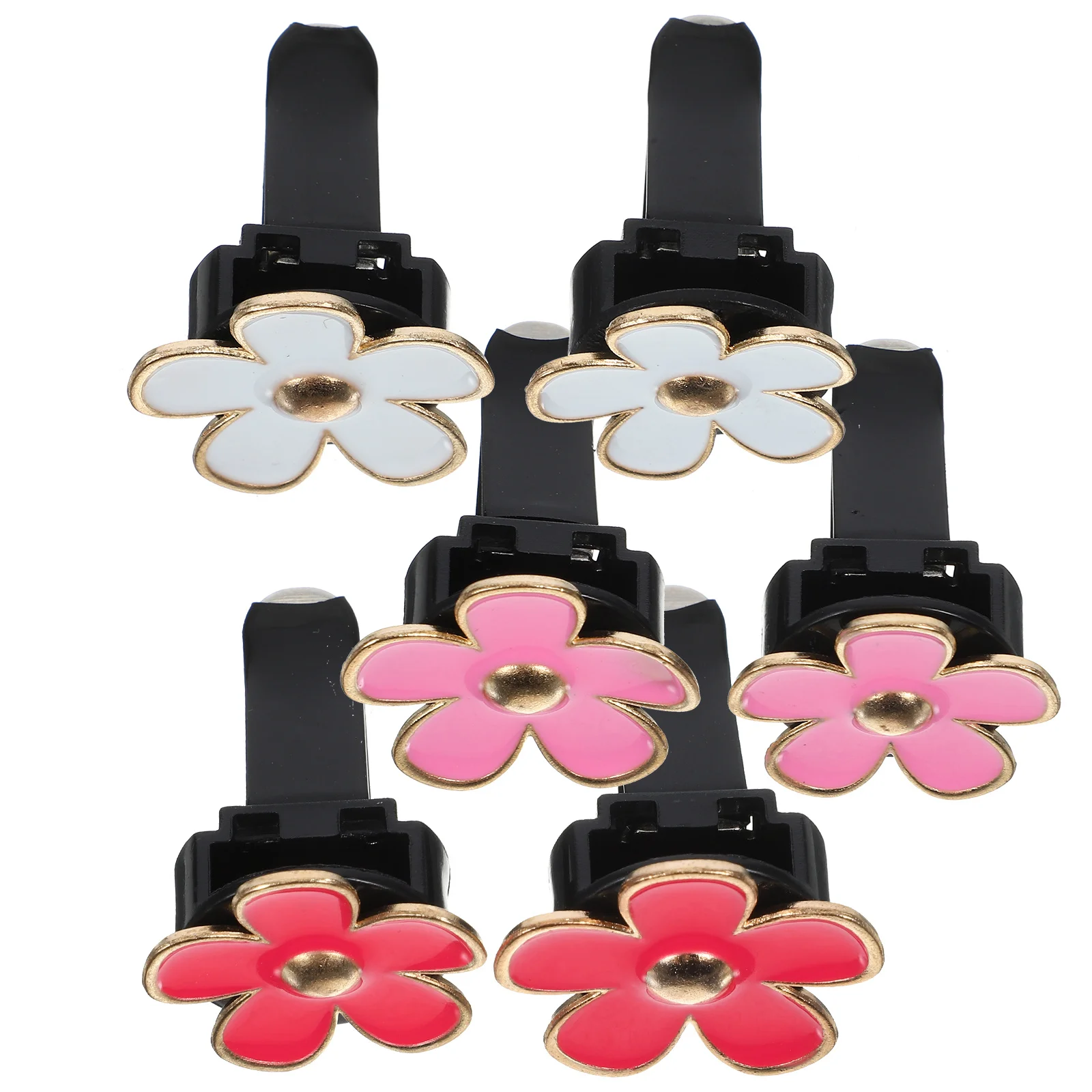 

6Pcs Car Vent Clips Daisy Shaped Easy Install Stylish and Safe Interior Decor Gift Choice Car Decor Vent Clips