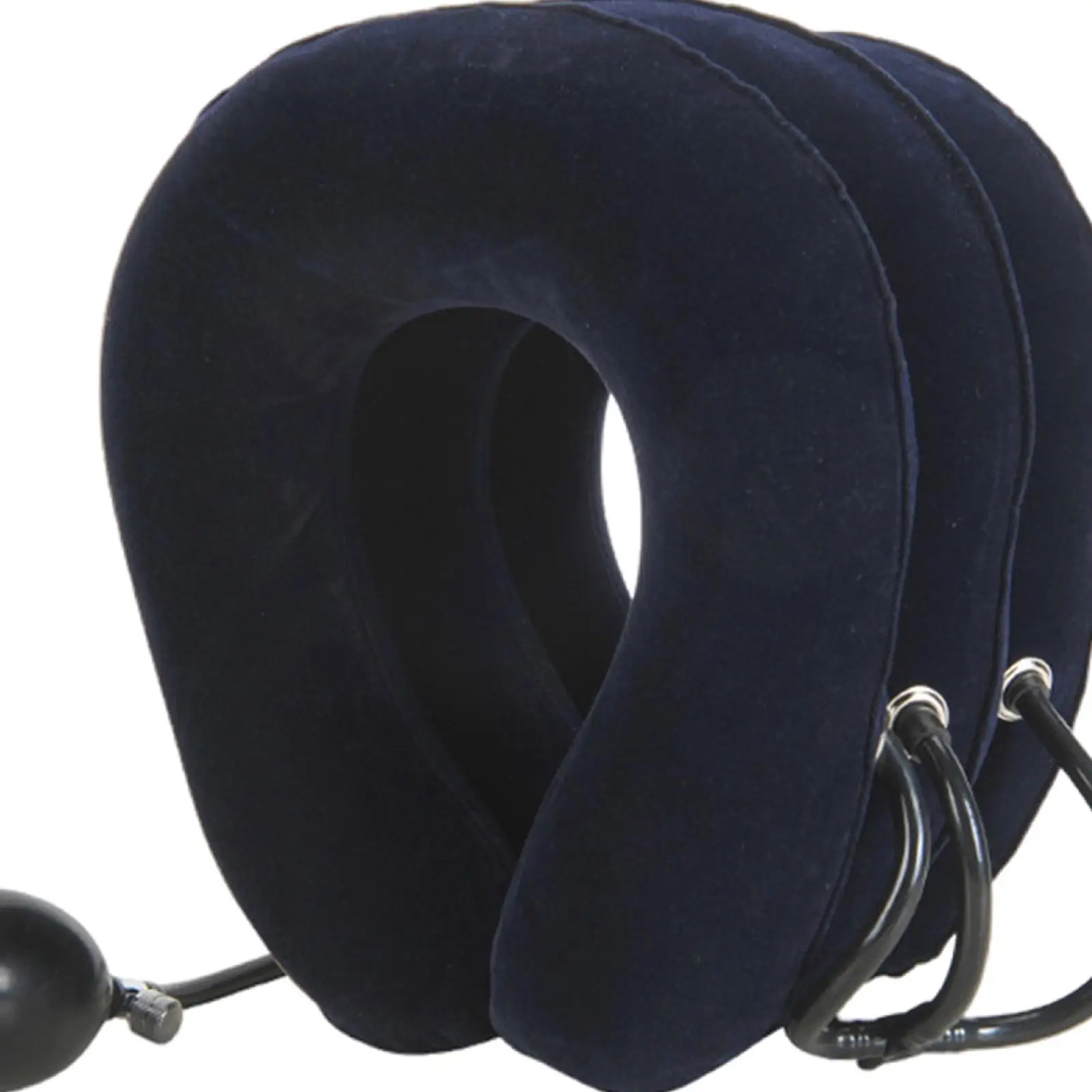 Neck Traction Device Inflatable Posture Correction Breathable Neck Guard for Home Office Household Pillow Men