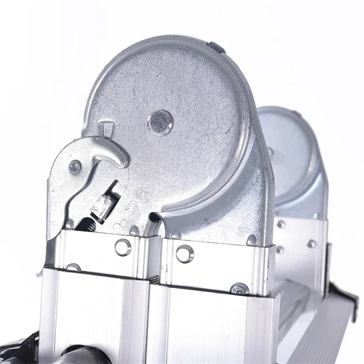 4*3 Steps Telescopic Aluminium Folding Step Ladder with Stabilizar Bar