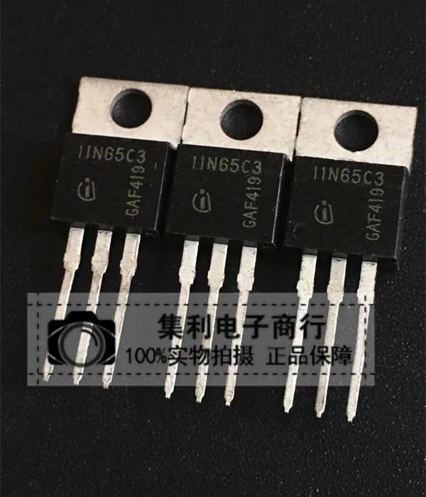 10PCS/Lot 11N65C3 SPP11N65C3 TO-220 New  Best Quality Fast Shipping In Stock