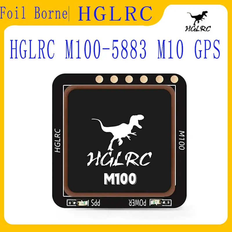 

Модуль GPS HGLRC M100-5883 M10 со встроенным компасом и керамической антенной, быстрое позиционирование, высокая точность, 21x21 мм, для радиоуправляемых FPV дронов