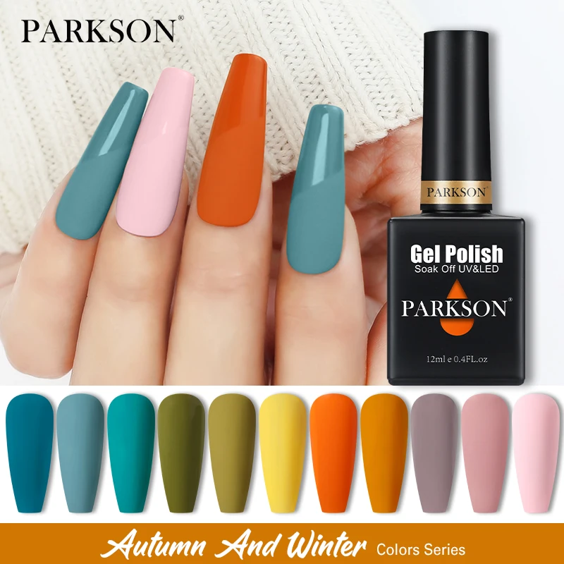 Parkson 12ml Nail Gel Polish 280 Colors Soak Off UV LED Gel Semi Permanant Nails Art Hybrid Varnishes All For Manicure Lacquer