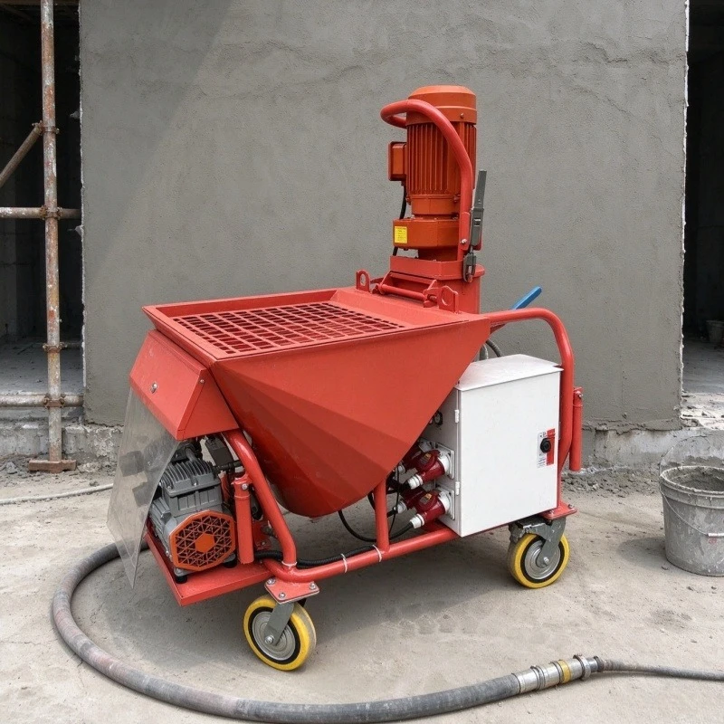 Wall Cement Spray Plaster Machine Mortar Spray Machine Cement Plastering Wall Putty Spray Machine