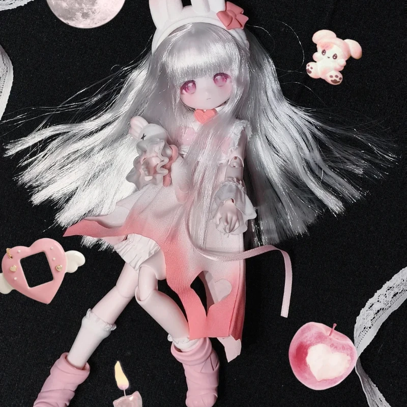 

Оригинальная неигровая кукла BJD с милым и необычным дизайном, с имитацией волос, в слепой коробке, которую можно использовать в качестве праздничного подарка для девушки и друзей.