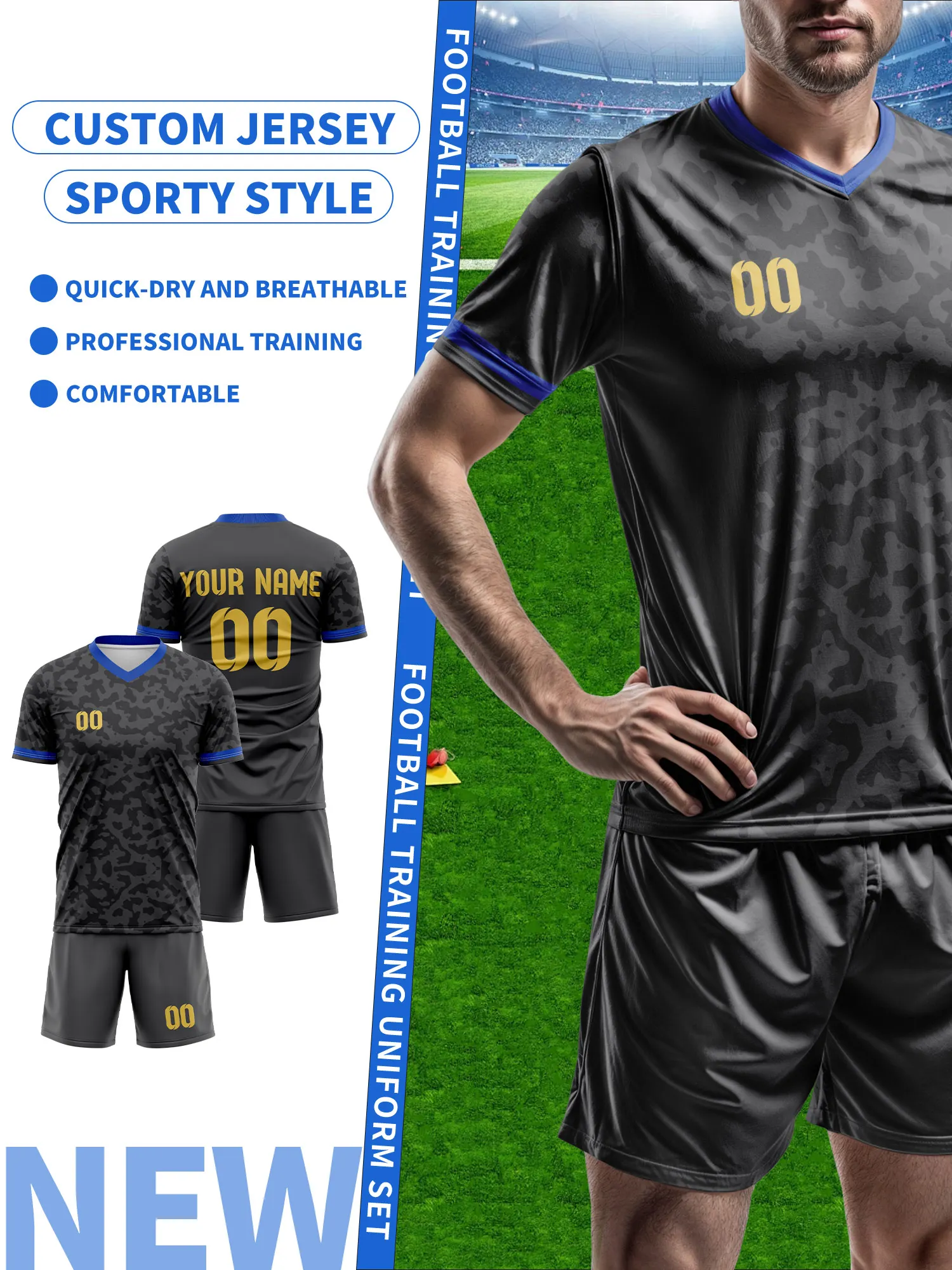 

Спортивные футболки с V-образным вырезом для мужчин и женщин 2026 года с индивидуальным именем и номером, быстросохнущие, модные, с технологией сублимации