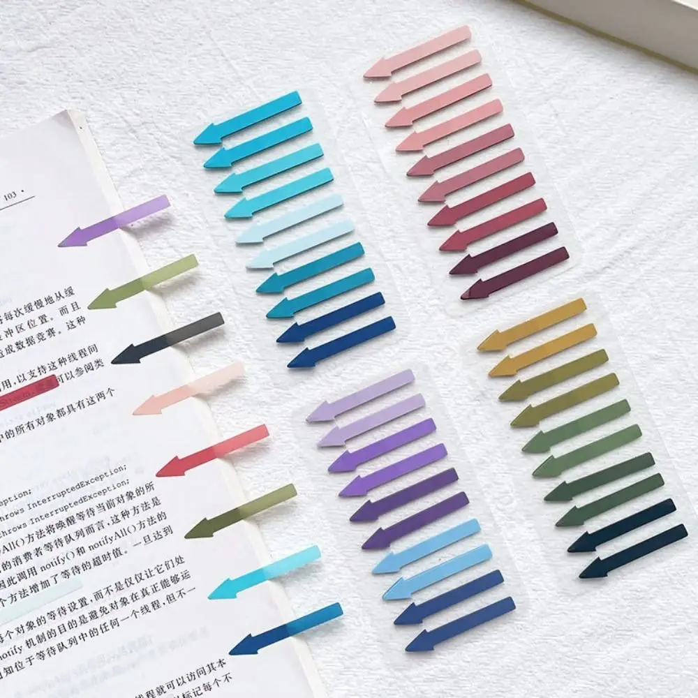 Index Bookmark Fluorescent Index Tabs Planner Sticker Self Adhesive Page Markers Paper Reading Label Arrow Flags Sticky Note