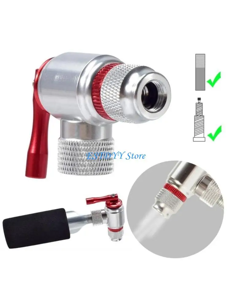 G6DE CO2  Inflators Portable Bicycles Tire Pump Airs Cycling Pump for Road Mountain Bikes
