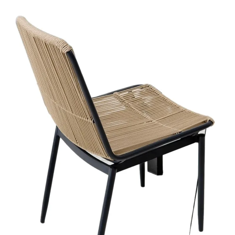 

Outdoor rattan chair table and chair combination open-air villa model room dining table rattan chair rainproof homestay outdoor