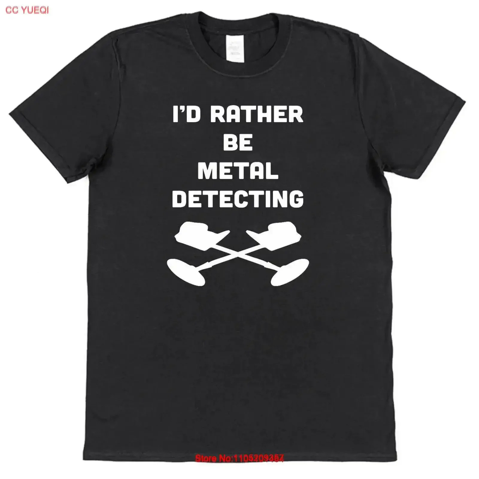 

I'd Rather be Metal Detecting T Shirt Cotton S XXL Funny Men's New Detector vintage Washed Stylish Breathable Slightly