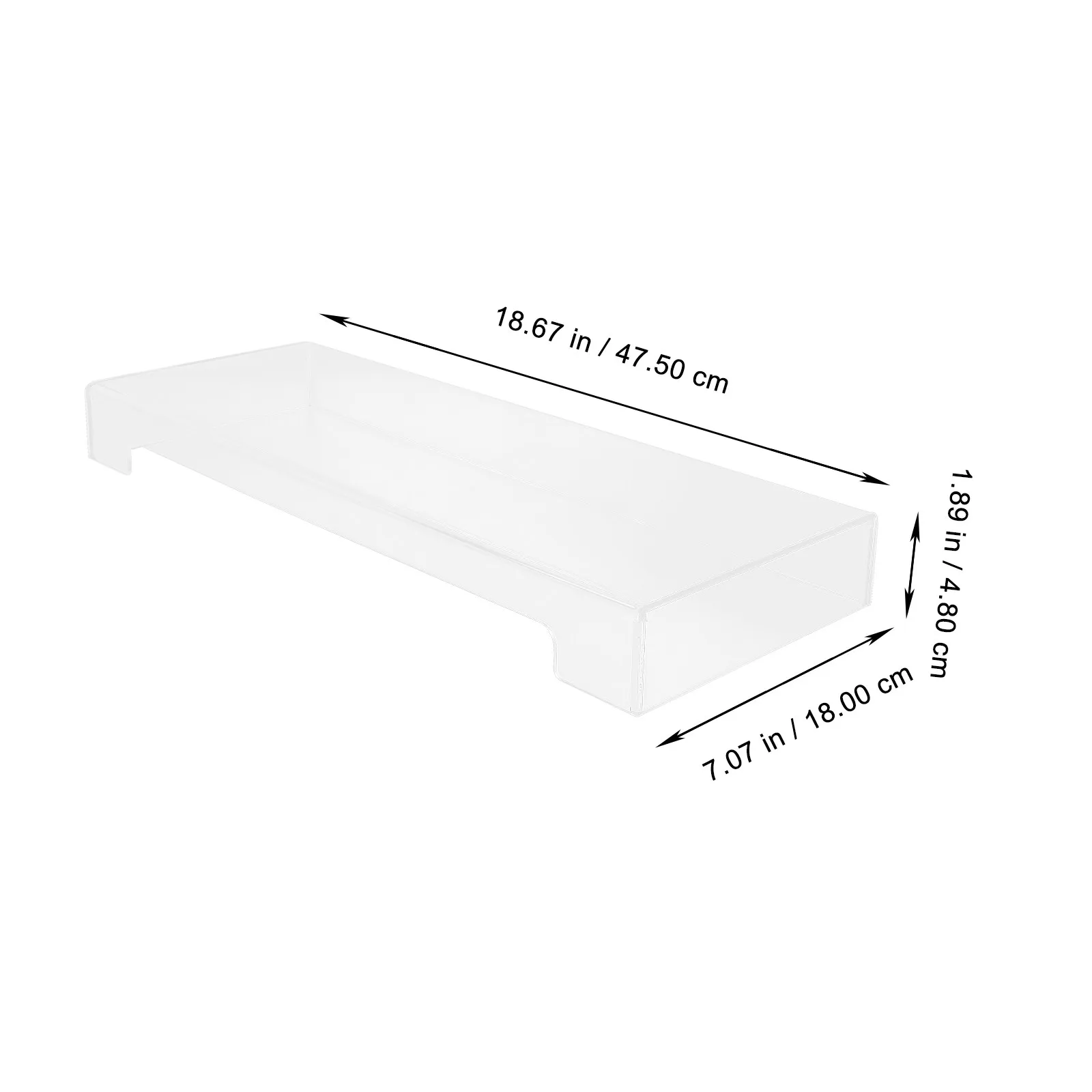 Clear Acrylic Keyboard Cover Heavy-Duty Dust Protection Waterproof Coffee Spill Guard Cat Proof Transparent Keyboard Protector