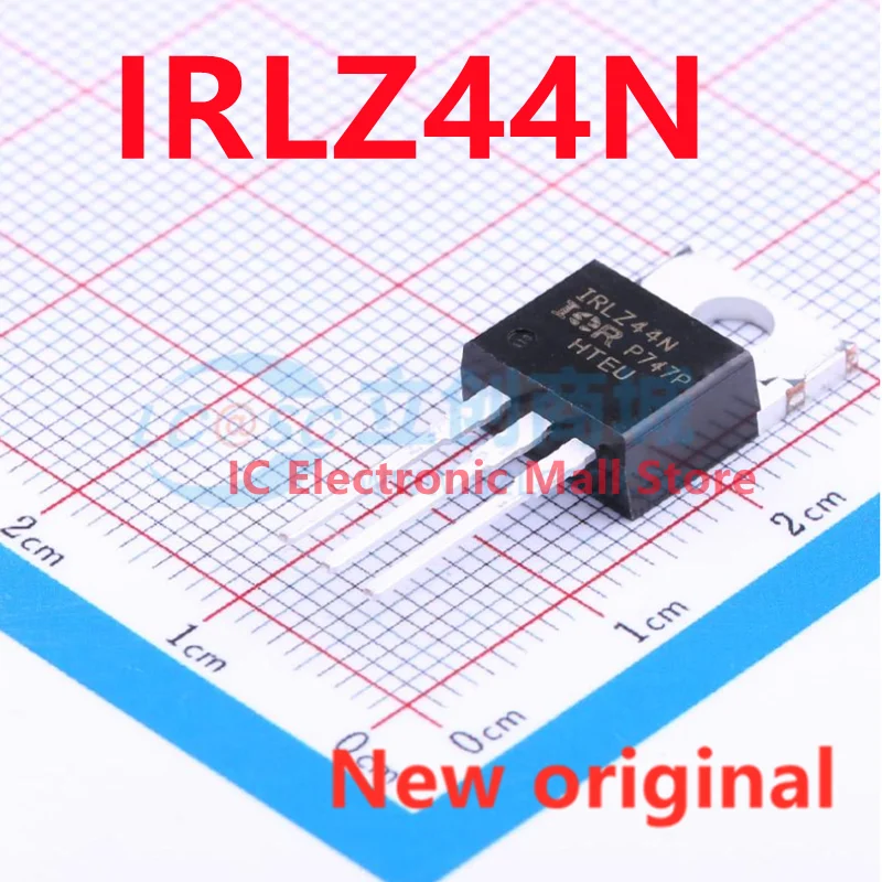 50Pcs/Lot 100% New Imported Original IRLZ44NPBF IRLZ44N LZ44N TO-220 55V 47A MOSFET N-Channel Field-effect Transistor