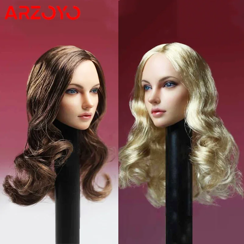 SUPER เป็ด 1/6 SDH005 อเมริกันยุโรปความงามสาวหัวแกะสลักของเล่นสําหรับ PH TBL ข้าวสาลี Action Figure ตุ๊กตา