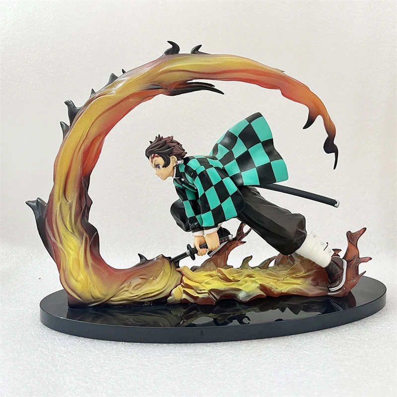 

Bandai Demon Slayer Kamado Tanjirou Fire God Desktop Model Ornaments Genuine Bulk Goods Have Defects Model Doll Action Figure