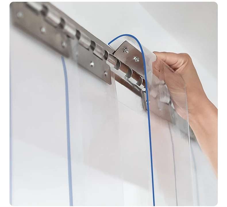 

50m PVC Curtain One Roll 200mm Anti-Static Freezer Door Strips for Walk-in Freezers & Coolers Warehouse Doors Evaporator Type