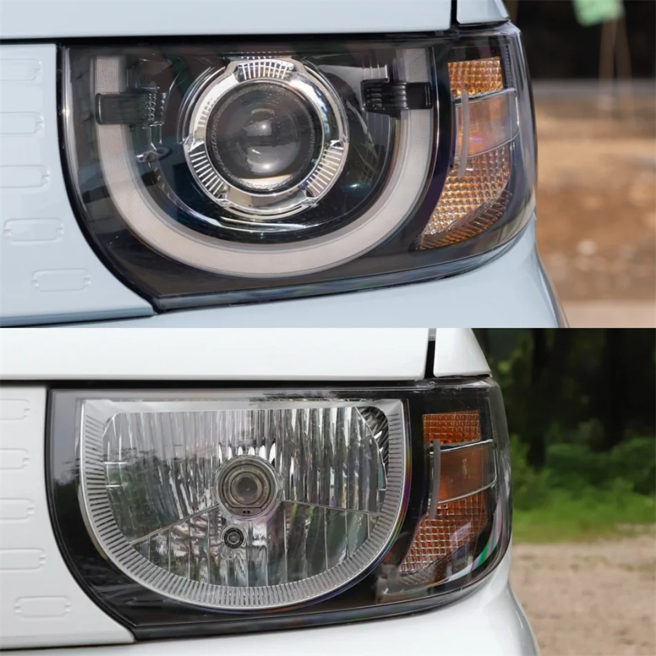 For Chery QQ Ice Cream 2022 2023 2024 2025 Car Acesssories Polycarbonate High Gloss Fully Transparent Headlight Dust Cover