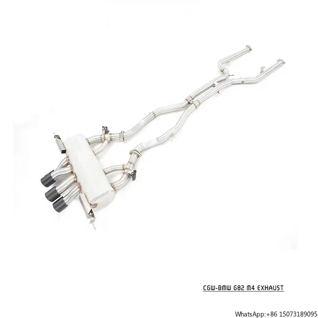 Active Sound Valvetronic Exhaust Muffler Cat-back for G80 M3 3.0T S58 MP Style