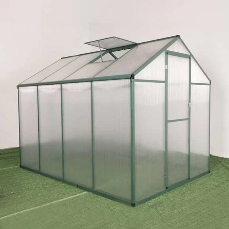 

rt-CE Aged French Style Aluminum Eco-Friendly Home Greenhouse Big Royal Conservatory Facade Framework with Door Windows！