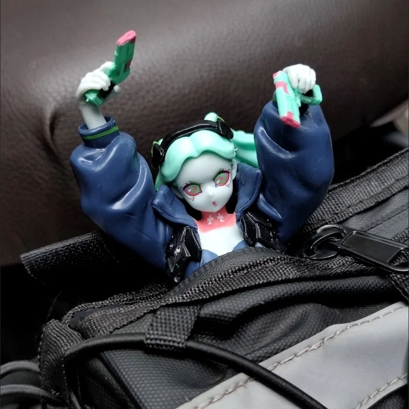 Heiße Verkäufe 22 cm Cyberpunk # 2077 Edgerunners Anime Figur Super Hacker Edge Walker Lucy Action Figure Sammlung Modell Puppe Spielzeug