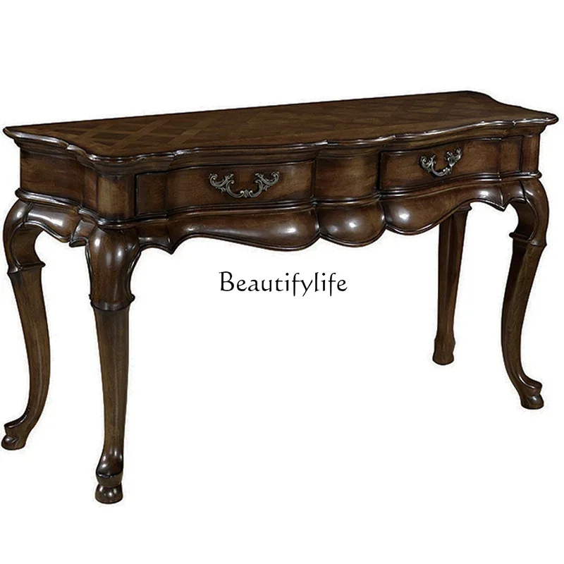 

FG40American Country Antique Neoclassical Console Tables Desk Sofa Tables