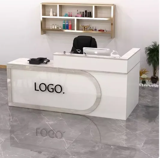 Bar checkout shop Small simple modern clothing barbershop beauty salon hotel cashier desk counter