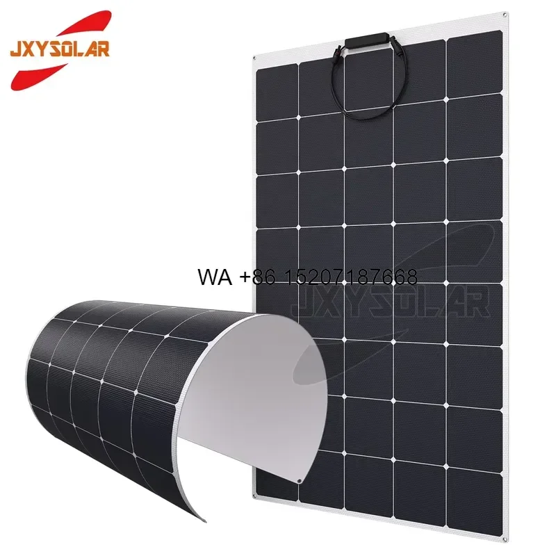 Wmwmnu 255W 23V Flexible Solar Panel Waterproof Solar Power System for RV Boat Caravan Motorhome Camping Off Grid