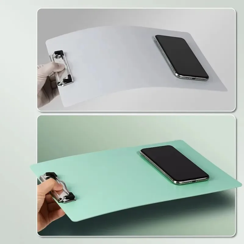 A4 Folder Manager Simple Waterproof Plastic Clipboard A4 Business School Folders For Learning Stationery Office Supplies