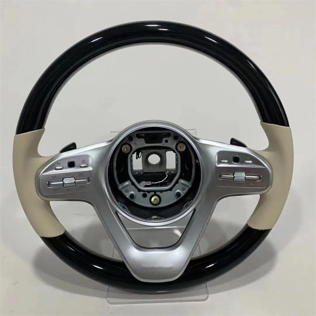 Mahogany steering whe for Maybach Mercedes-Benz W167 W177 W190 W205 W206 W213 W217 W222 W223 X253 W290 W292 W463 W464 H243 X243