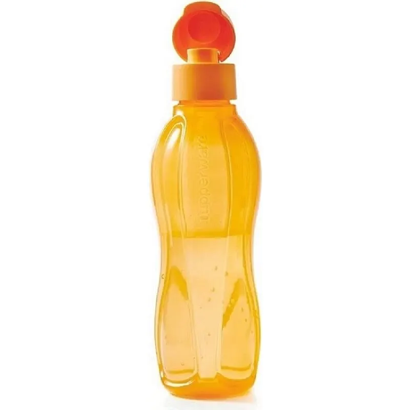 Flask And Drinker Tupperware Eco Bottle 0.75 Lt , Sports Yoga Pilates Drinker Orange or Blue