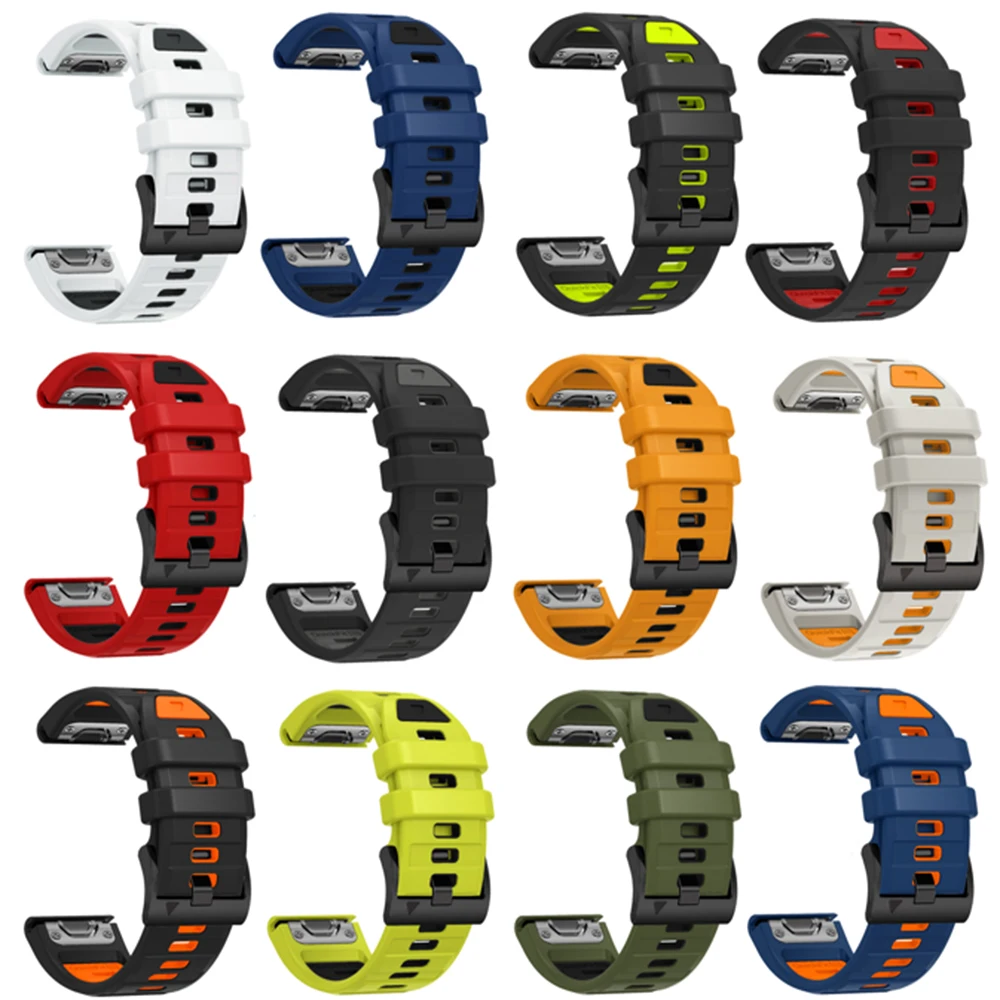 Cinturino intelligente a sgancio rapido 22/26mm per Garmin Fenix 8 7 7X Pro 47/51mm6 6X Pro cinturini in silicone per braccialetto Garmin Enduro3