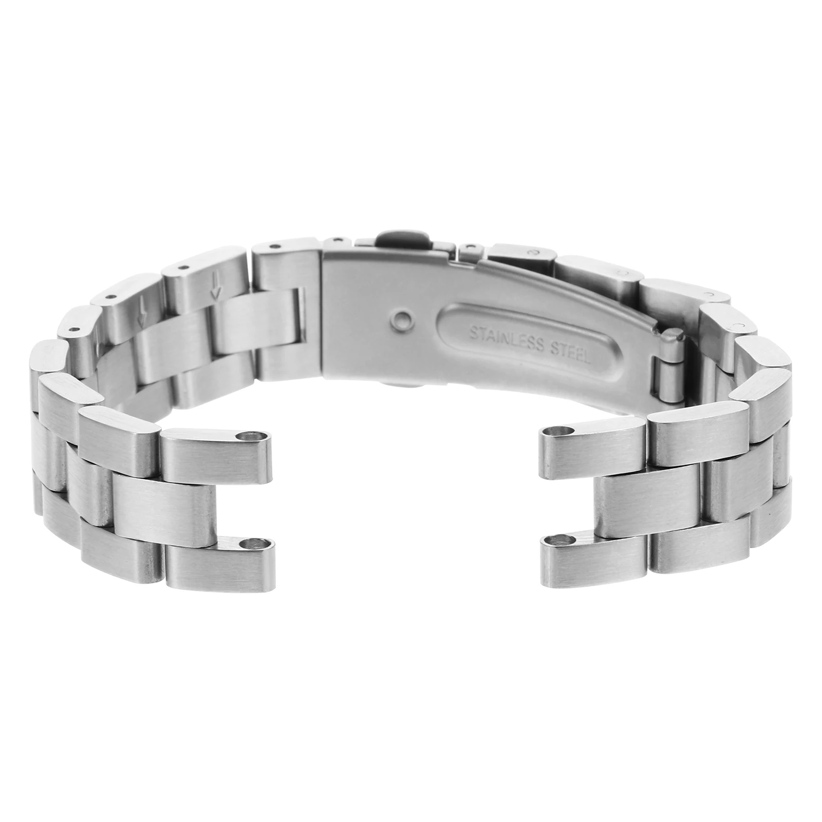 

1Pcs Stainless Steel Smartwatch Watchband Adjustable Comfortable Durable Strap Compatible for Garmin Lily Fashionable Watch