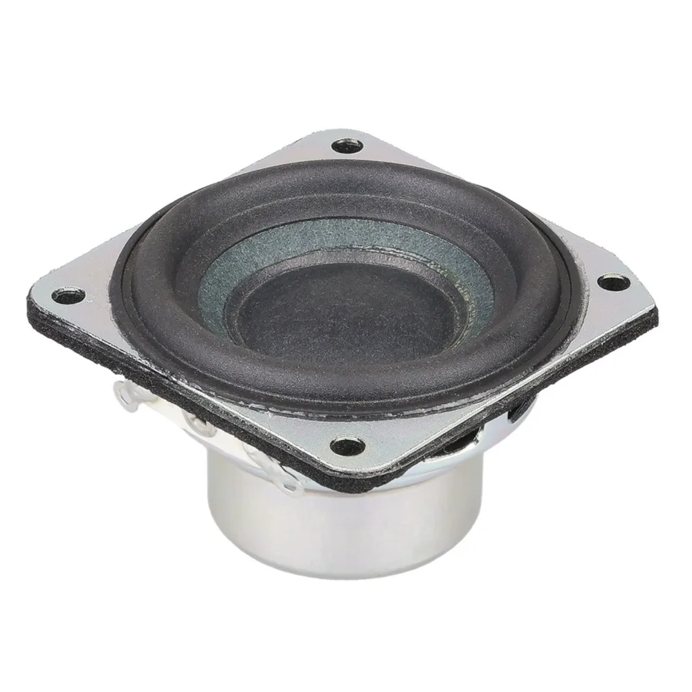 MW Audio 2 Stück 1,5" Fullrange-Lautsprecher 4 Ohm 5W, Dual-Neodym 16mm Spule Gummikante Long Throw 40mm – Detail 4