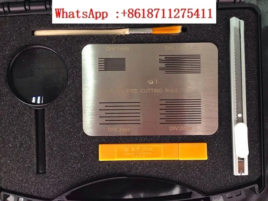 Cross cutting rule,cross cutting space 1mm,1.5mm,2mm,3mm Paint Film Cross  Adhesion Tester
