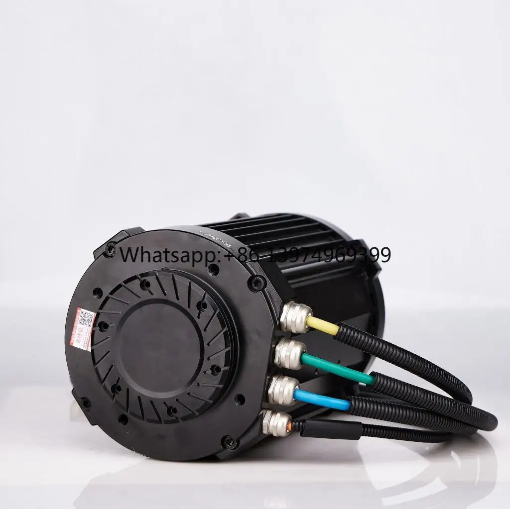 7000W High Efficiency 145-130 Permanent Magnet Synchronous Mid-Drive Motor High Power BLDC Motor for Electric Motorcycle