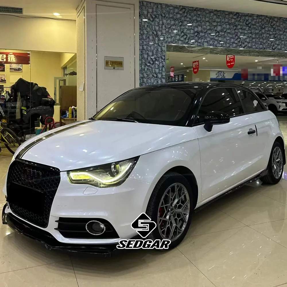 For 2010-2023 Audi A1 Hatchback Spoiler High quality ABS Plastic Unpainted Gloss Black Roof Rear Spoiler Trunk Boot Wing Spoiler