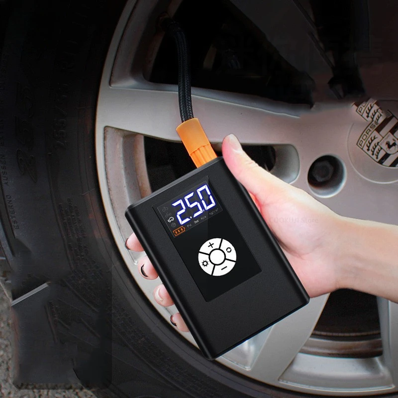 Vehicle Mounted Charging Air Pump Wireless Air Pump High Pressure High Power Electric Air Pump for Motorcycle Tire