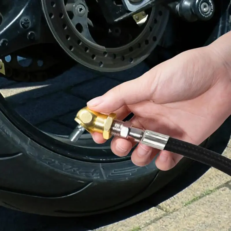 Inflator Air Chuck Set Brass 1/4NPT Air Compressor Tire Inflator Attachment Inflator For Car Truck Quick Gas Pipe Bicycle - view 4