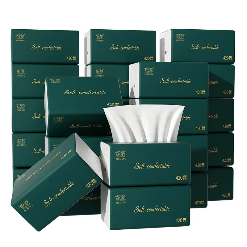 25 Boxes Facial Tissues 280 Sheets Of Household Thick And Affordable 4-Layer Thickened Napkins And Premium Toilet Paper