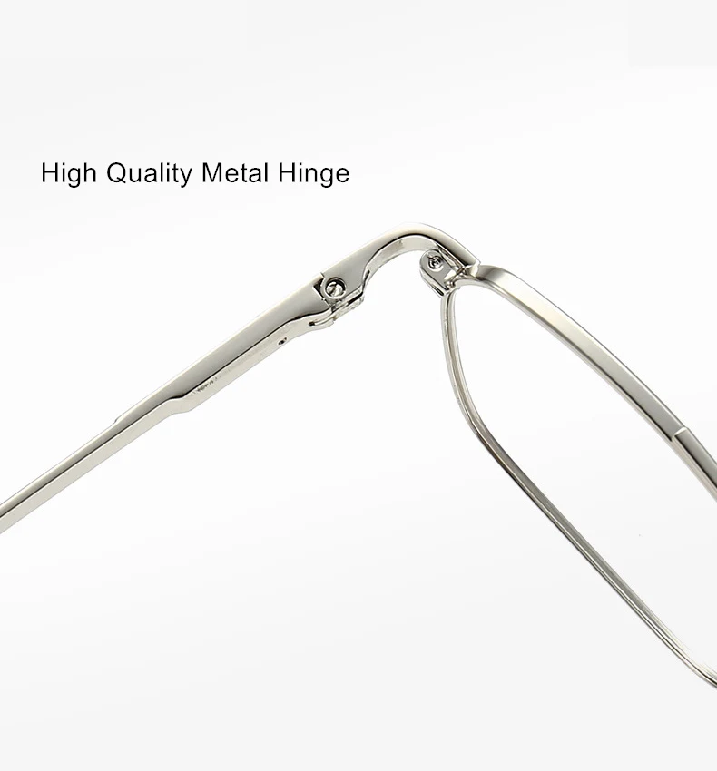 Benutzerdefinierte Myopie-Brille mit Rezept -0,5 bis -10 Männer Frauen Hochwertige Twin-Beams-Legierungsrahmenbrille für Kurzsichtige F023 – Detail 18