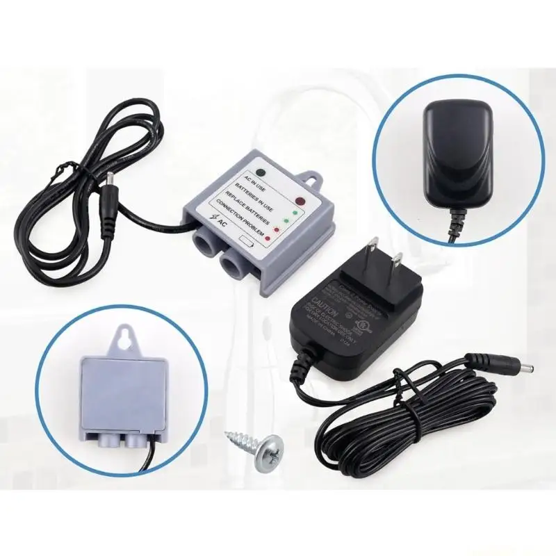 

D0AB 169031 AC Power Cord Adapter Replacement Power Splitter Energy Efficient Kitchen Faucets Part Easy Connecting