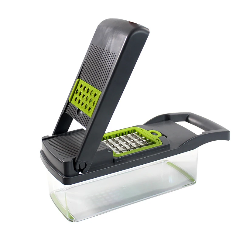 Cortador de verduras multifuncional, rallador de artefacto, rebanador triturado de patatas, cesta de drenaje