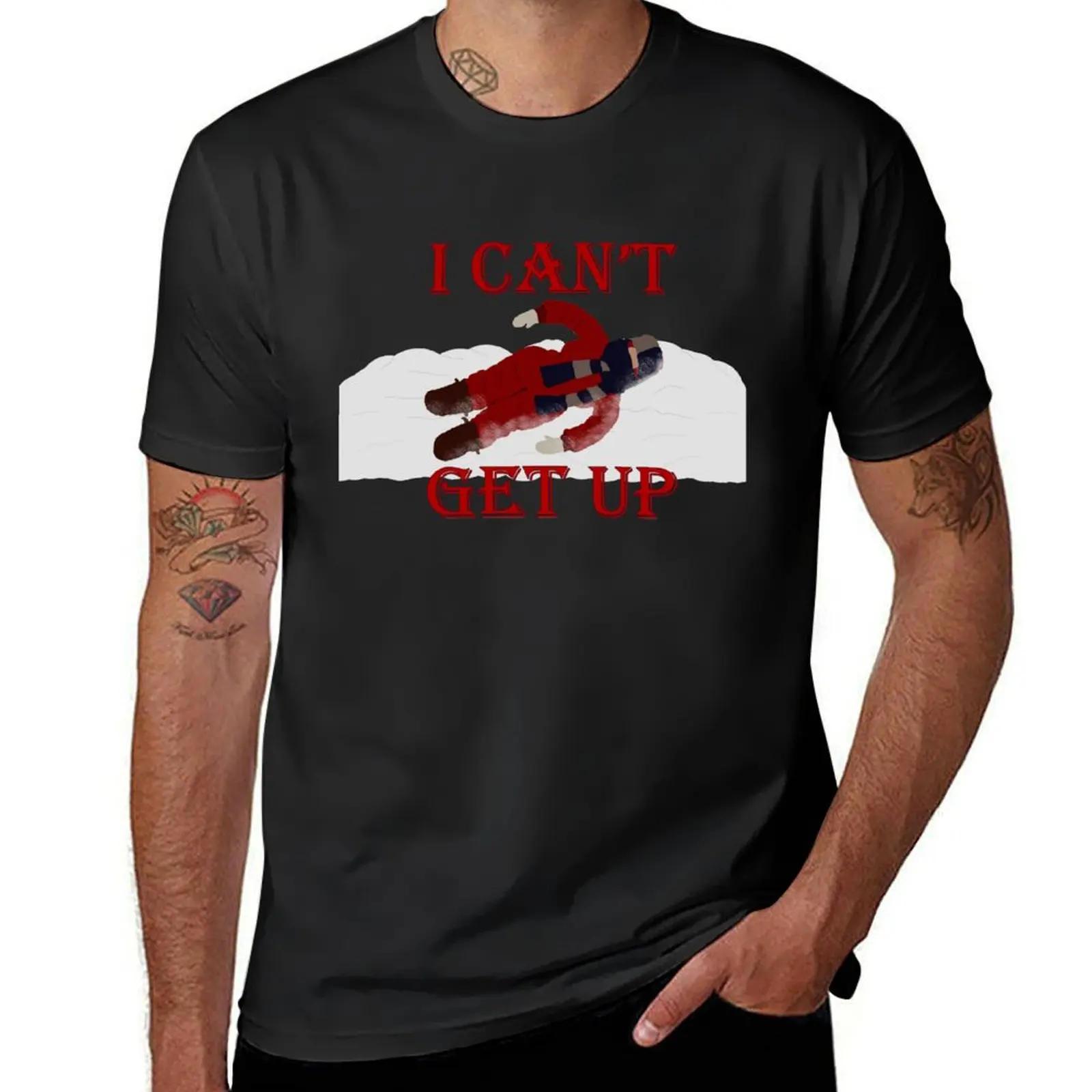 A Christmas Story - I Can't Get Up T-Shirt Aesthetic clothing tees heavyweights mens plain t shirts