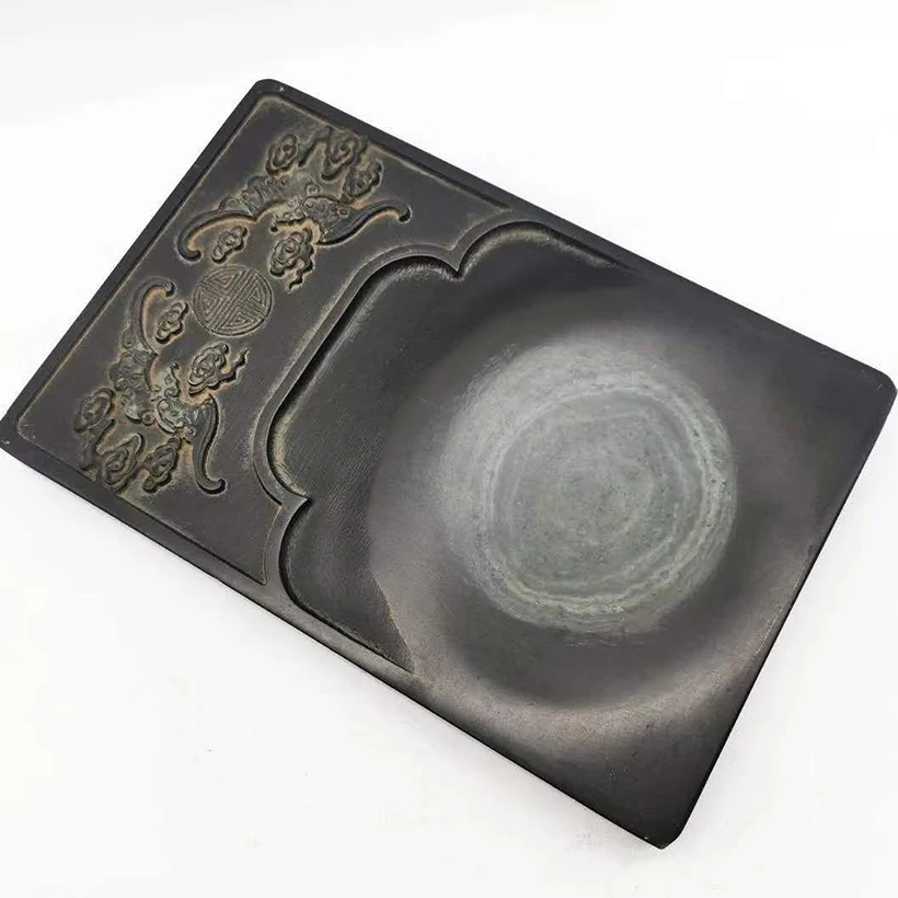 

Mud inkstone original stone bat Fushou double full inkstone grinding ink calligraphy supplies Four Treasures of Studyts