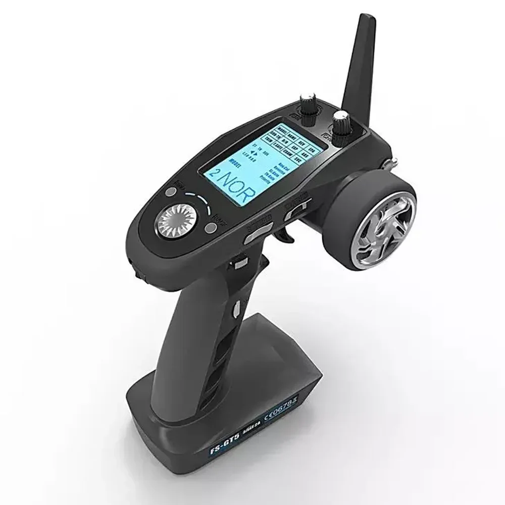 FlySky FS-GT5 FS GT5 2.4G 6CH RC Radio Transmitter with FS-BS6 Receiver for Vehicles Crawler Car Boats Tank Toy Racing