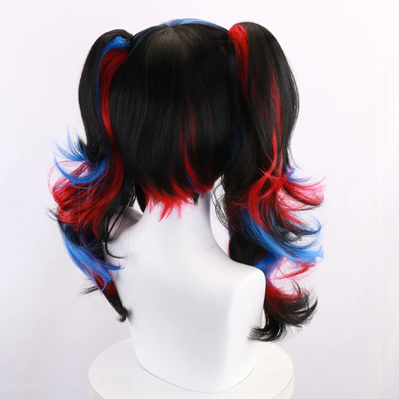 Fate/Grand Order / FGO Clear Shōnagon Multi-color Gradiënt Golvende Dubbele Vlechten Cosplay Pruik