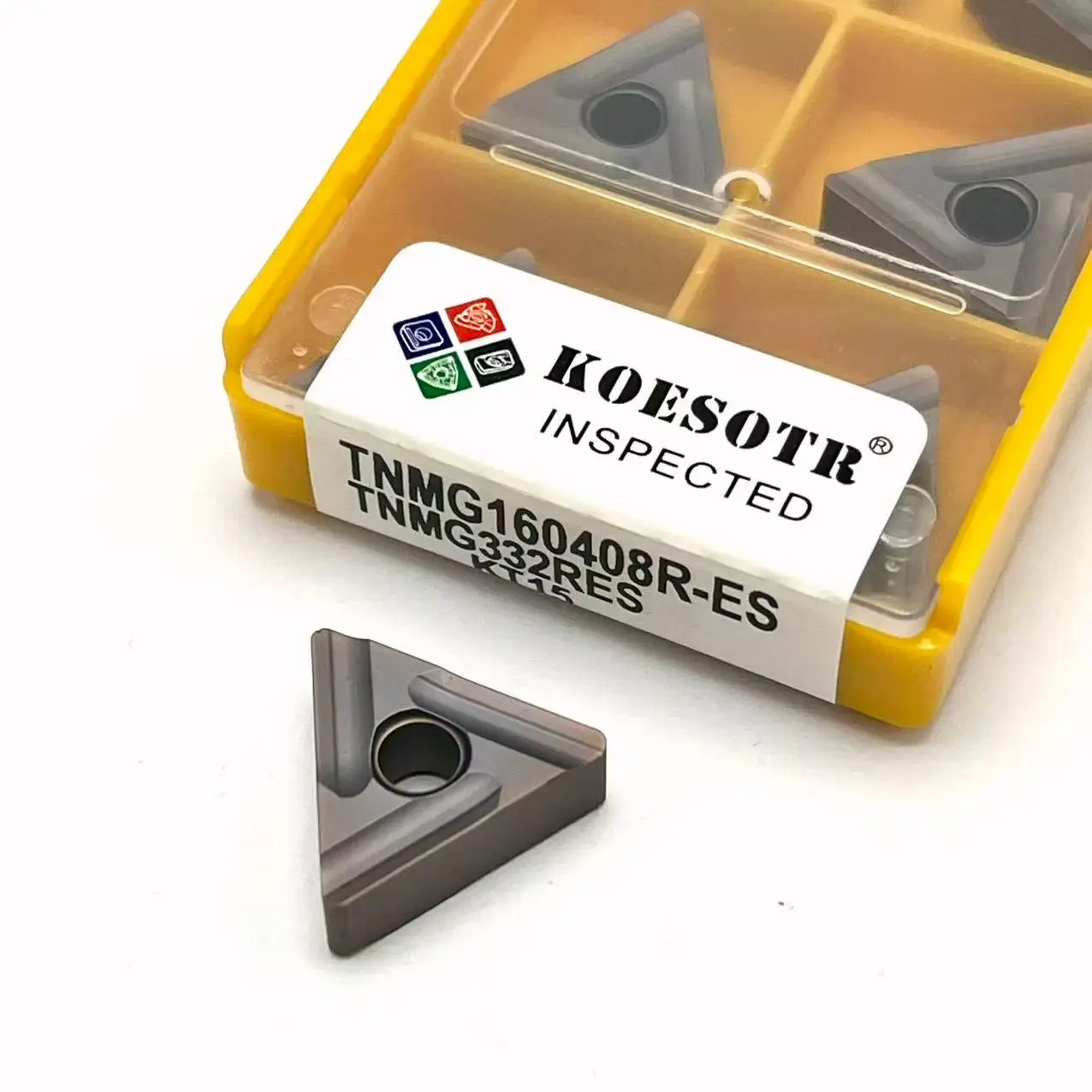 10 قطعة TNMG160404R TNMG160408R TNMG160404L ES KT15 KT6020 KT735 CNC سيرميت الصف كربيد إدراج أدوات الطحن تحولت شفرات